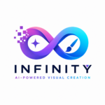 Infinity AI-powered visual creation logo