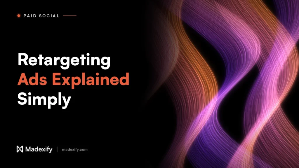 Madexify blog cover: Retargeting Ads Explained Simply