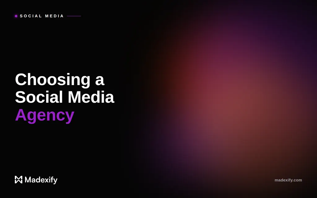 Illustration representing how to choose a social media marketing agency