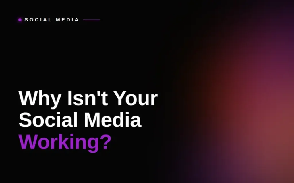 Illustration representing troubleshooting why social media isn't working