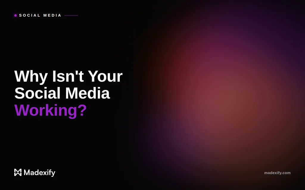 Illustration representing troubleshooting why social media isn't working