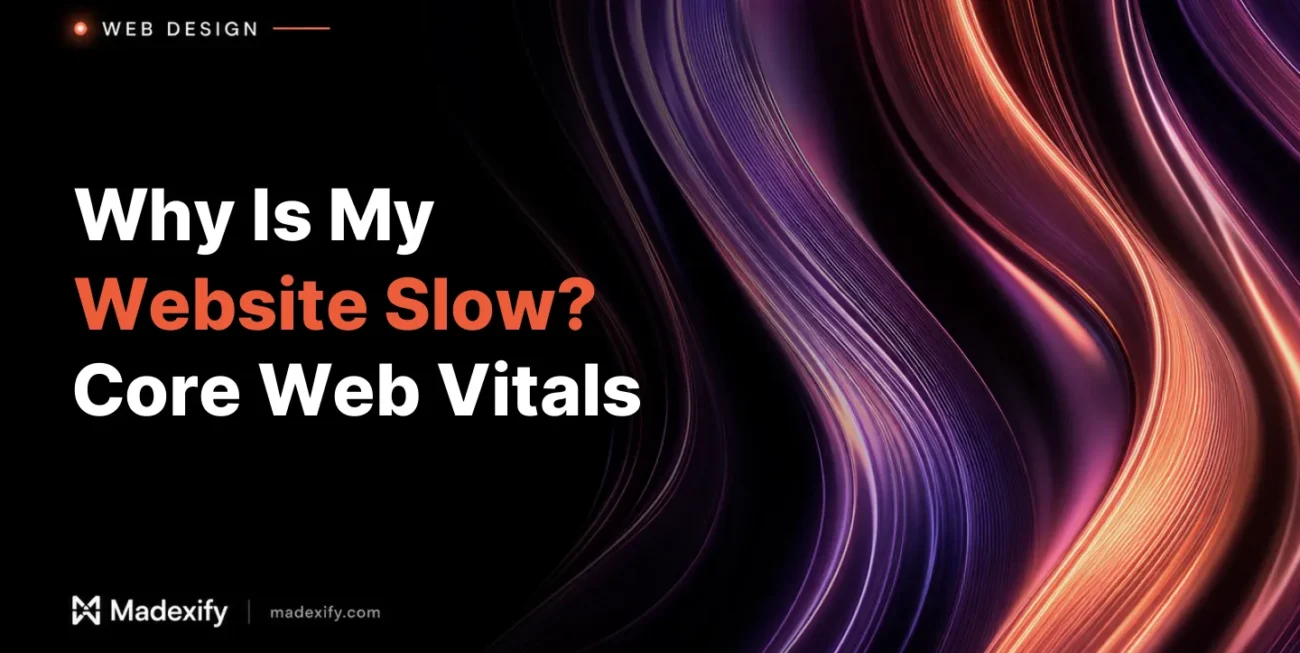 Madexify article cover: Why Is My Website Slow? Core Web Vitals